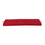 Outdoor Bench Cushion Polyester Sponge Rainproof Anti Slip Swing Seat Cushion Outdoor Chair Cushion with Straps for Garden Patio Furniture Wine Red In Australia - Darrahopens
