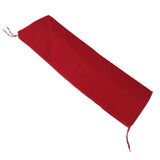 Outdoor Bench Cushion Polyester Sponge Rainproof Anti Slip Swing Seat Cushion Outdoor Chair Cushion with Straps for Garden Patio Furniture Wine Red