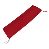 Outdoor Bench Cushion Polyester Sponge Rainproof Anti Slip Swing Seat Cushion Outdoor Chair Cushion with Straps for Garden Patio Furniture Wine Red