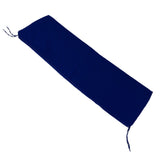 Outdoor Bench Cushion Polyester Sponge Rainproof Anti Slip Swing Seat Cushion Outdoor Chair Cushion with Straps for Garden Patio Furniture Navy Blue