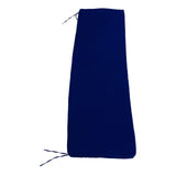 Outdoor Bench Cushion Polyester Sponge Rainproof Anti Slip Swing Seat Cushion Outdoor Chair Cushion with Straps for Garden Patio Furniture Navy Blue