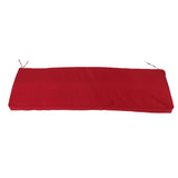 Outdoor Bench Cushion Water Proof Patio Furniture Garden Sofa Settee Couch Swing Pad with Strap Removable Cover Wine Red In Australia - Darrahopens