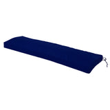 Outdoor Bench Cushion Water Proof Patio Furniture Garden Sofa Settee Couch Swing Pad with Strap Removable Cover Navy In Australia - Darrahopens