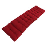 Indoor Outdoor Chaise Lounge Cushion with Ties Splashproof Lounge Chair Cushion Replacement for Lawn Pool 4 Fold 78.74x21.65in Burgundy In Australia - Darrahopens