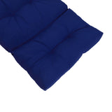 Indoor Outdoor Chaise Lounge Cushion with Ties Splashproof Lounge Chair Cushion Replacement for Lawn Pool 4 Fold 78.74x21.65in Navy