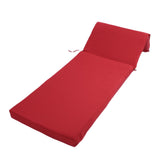 Chaise Lounge Cushion 55x183x7.5cm Polyester Thick PP Cotton Padding Comfortable Lounge Chair Cushion for Indoor Outdoor
