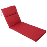 Chaise Lounge Cushion 55x183x7.5cm Polyester Thick PP Cotton Padding Comfortable Lounge Chair Cushion for Indoor Outdoor