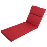 Chaise Lounge Cushion 55x183x7.5cm Polyester Thick PP Cotton Padding Comfortable Lounge Chair Cushion for Indoor Outdoor