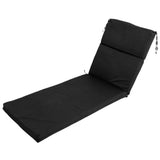 Chaise Lounge Cushion 55x183x7.5cm Polyester Thick PP Cotton Padding Comfortable Lounge Chair Cushion for Indoor Outdoor