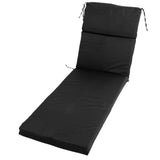 Chaise Lounge Cushion 55x183x7.5cm Polyester Thick PP Cotton Padding Comfortable Lounge Chair Cushion for Indoor Outdoor