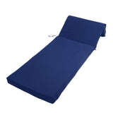 Chaise Lounge Cushion 55x183x7.5cm Polyester Thick PP Cotton Padding Comfortable Lounge Chair Cushion for Indoor Outdoor In Australia - Darrahopens