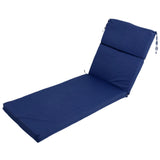 Chaise Lounge Cushion 55x183x7.5cm Polyester Thick PP Cotton Padding Comfortable Lounge Chair Cushion for Indoor Outdoor