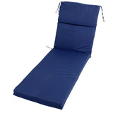 Chaise Lounge Cushion 55x183x7.5cm Polyester Thick PP Cotton Padding Comfortable Lounge Chair Cushion for Indoor Outdoor