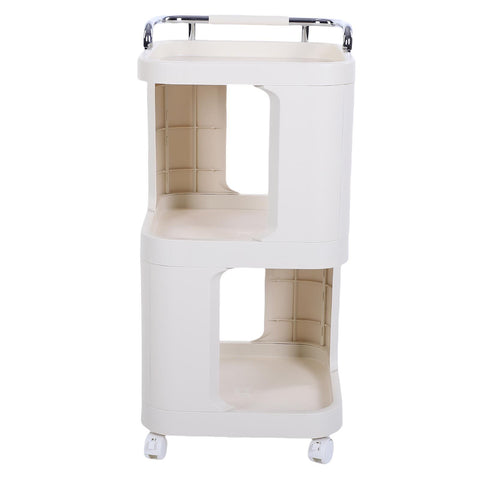 Rolling Utility Cart with Handle Multi Functional Storage Trolley for Office Living Room Movable Storage Organizer with Wheels Tall In Australia - Darrahopens