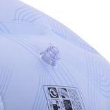 Inflatable Lounge Chair PVC Ergonomic Portable Blow Up Couch Inflatable Air Sofa for Home Camping Blue Line Pattern
