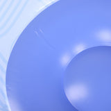 Inflatable Lounge Chair PVC Ergonomic Portable Blow Up Couch Inflatable Air Sofa for Home Camping Blue Line Pattern