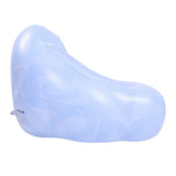 Inflatable Lounge Chair PVC Ergonomic Portable Blow Up Couch Inflatable Air Sofa for Home Camping Blue Line Pattern