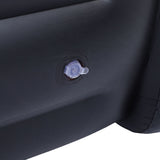 Inflatable Couch Single Sofa PVC Flocking Blow Up Sofa Chair with Armrest for Indoor Outdoor Use In Australia - Darrahopens