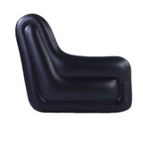 Inflatable Couch Single Sofa PVC Flocking Blow Up Sofa Chair with Armrest for Indoor Outdoor Use