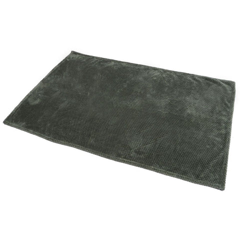 Thicken Soft Polyester Fiber Air Conditioning Bed Blanket for Sofa Bedroom Bedding SuppliesMilitary Green 120x200cm In Australia - Darrahopens