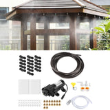 16‑Nozzle 12m Household Electric Low Pressure Spraying Cooling System for Outdoor Garden