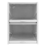 Shoes Box PP Storage Drawer Organizer Container Durable Cabinet for Home2pcs Big (33.2 x 25.8 x 18.3cm ) In Australia - Darrahopens