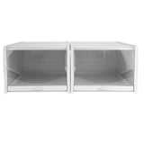 Shoes Box PP Storage Drawer Organizer Container Durable Cabinet for Home2pcs Big (33.2 x 25.8 x 18.3cm ) In Australia - Darrahopens