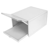 Shoes Box PP Storage Drawer Organizer Container Durable Cabinet for Home2pcs Big (33.2 x 25.8 x 18.3cm )