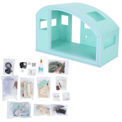 DIY Dollhouse Wood Miniature Furniture Kit with Musical Movement Valentine's Day Birthday Gifts In Australia - Darrahopens