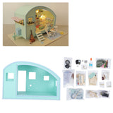 DIY Dollhouse Wood Miniature Furniture Kit with Musical Movement Valentine's Day Birthday Gifts