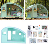 DIY Dollhouse Wood Miniature Furniture Kit with Musical Movement Valentine's Day Birthday Gifts