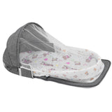 Multifunctional Baby MosquitoProof Bed Foldable Portable Child Bed with Toys Mosquito Net(Gris )