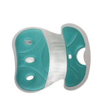 Waist Back Support Correct Sitting Posture Comfortable Lightweight Backrest Cushion Seat for Home Office Green