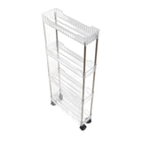 Bathroom Gap Shelf Bathroom Cosmetics Transparent Storage Rack Multi Layer Bathroom Organizer 4 Layers 37x12x70cm In Australia - Darrahopens