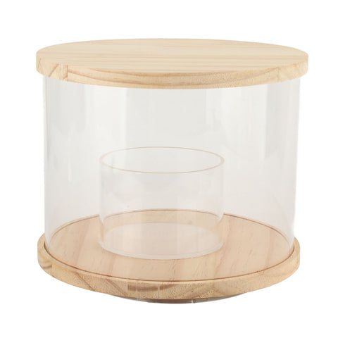 Action Figure Display Case Rotating Base Dustproof Waterproof Acrylic Action Figure Cabinet for Bedroom Office In Australia - Darrahopens