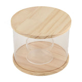 Action Figure Display Case Rotating Base Dustproof Waterproof Acrylic Action Figure Cabinet for Bedroom Office