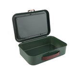Multifunctional Document Storage Box Large Capacity Two Layer Liner Home Certificate Organizer Blackish Green In Australia - Darrahopens