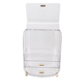Beauty Organizer Home Dormitory Dresser Storage Case Facial Mask Lipstick Lid Drawers Commodity Shelf Transparent