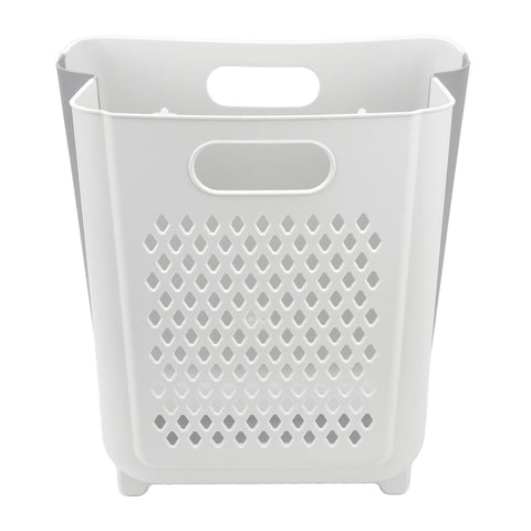 Foldable Laundry Basket Dirty Clothes Storage Basket Hanging Hamper for Bedroom Bathroom White In Australia - Darrahopens