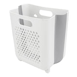 Foldable Laundry Basket Dirty Clothes Storage Basket Hanging Hamper for Bedroom Bathroom White In Australia - Darrahopens