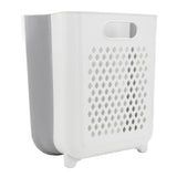 Foldable Laundry Basket Dirty Clothes Storage Basket Hanging Hamper for Bedroom Bathroom White In Australia - Darrahopens