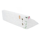 Side Wedge Pillow for Sleeping Bed Wedge Pillow Reducing Back Pain Washable R Shaped Flip Pillow for Bedridden Patients 50x25x15cm