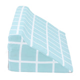 Wedge Pillow R Shaped Soft Comfortable Removable Easy Cleaning Bedsore Turning Wedge Pillow for Side Sleepers 50x25x15cm / 19.7x9.8x5.9in