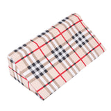 Wedge Pillow R Shaped Removable Slip Resistance Plaid Pattern Bedsore Turning Wedge Pillow for Side Sleepers 50x25x15cm / 19.7x9.8x5.9in