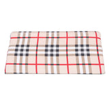 Wedge Pillow R Shaped Removable Slip Resistance Plaid Pattern Bedsore Turning Wedge Pillow for Side Sleepers 50x25x15cm / 19.7x9.8x5.9in
