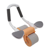 Abdominal Roller with Elbow Support Auto Springback Multi Functional Easy to Carry Exercise Equipment for Fitness