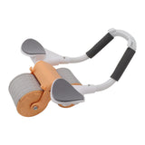 Abdominal Roller with Elbow Support Auto Springback Multi Functional Easy to Carry Exercise Equipment for Fitness