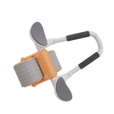 Abdominal Roller with Elbow Support Auto Springback Multi Functional Easy to Carry Exercise Equipment for Fitness