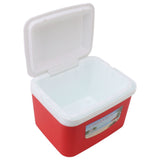 5L Cooler Box Portable Insulin Cooler Box Home Camping Portable Refrigerated Food Cooler Red