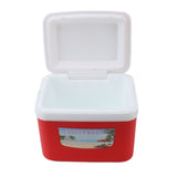 5L Cooler Box Portable Insulin Cooler Box Home Camping Portable Refrigerated Food Cooler Red